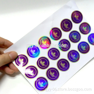 High Grade Hologram Sticker, Self Adhesive Paper